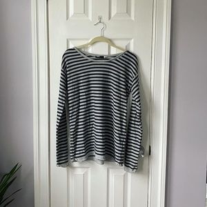 BDG Blue and Navy Striped Long Sleeve Size S.